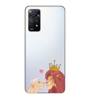 Redmi Note 12 Pro 4G Uyumlu Aslan Kral Tasarımlı Şeffaf Telefon Kılıfı