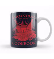Hannibal Lecter's Cookbook Kupa Bardak Porselen