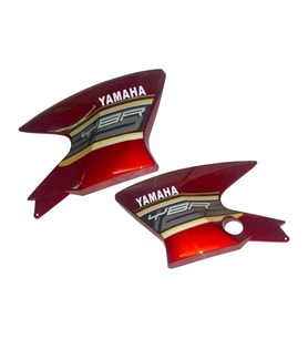 Yamaha YBR K Benzin Depo Dekor Kapak Takımı Kırmızı