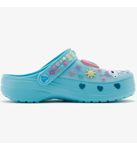 Skechers Heart Charmer - Girly Land Kids Lights Slipper Bantlı Işıklı Çocuk Terlik Mavi