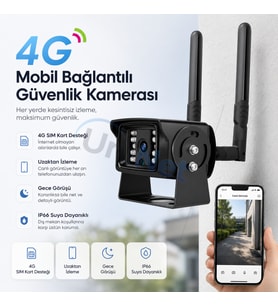 4g Sım Kartlı Araç Güvenlik ve Takip Kamerası – Canlı Izleme, Gece Görüşlü, Kayıt Kamerası