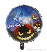 Parti Malzemeleri Happy Halloween Balkabağı Folyo Balon 18 inç