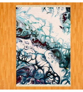 Diptych Abstract 200 x 300 İpek Halı
