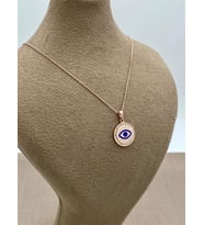 GÖZ MODEL GÜMÜŞ KOLYE