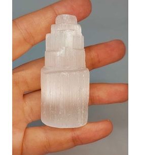 Selenit Taşı Kule 6cm