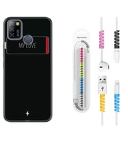 INFINIX Smart 4 5 6 Zero 8 S5 Pro Kılıf Kablo Koruma Spiral Silikon My Love 1402