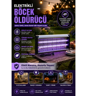 Askılı UV Böcek Tuzağı - Yaz Aylarında Etkili Koruma Çözümü