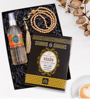 Yasin-i Şerif & Namaz Tesbihi & Eyüp Sabri Tuncer 150 ml Sprey Kolonya Hediye Seti