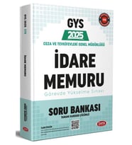 2025 GYS Ceza ve Tevkifevleri Genel Müdürlüğü İdare Memuru Soru Bankası Data Yayınları