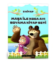 Maşa ile Koca Ayı Boyama Kitap Seti (2 Kitap)
