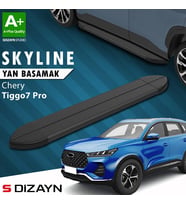 S-Dizayn Chery Tiggo7 Pro Skyline Siyah Yan Basamak 183 Cm 2022 Üzeri A+ Kalite
