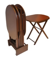 Zigon ÇANTA oval 18060  ahşap MDF Torna gövde ayak Parlak Ceviz Natüre El yapım 