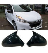Peugeot 208 Batman Yarasa Ayna Kapağı Piona Black ABS 2012 - 2018