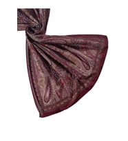 Enba Etnik Desenli Soft Pamuklu Şal 75x190 cm (Bordo)