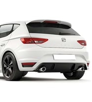 Seat Leon Mk3 FR Arka Tampon Aero Style 2012 - 2017 Plastik Boyasız