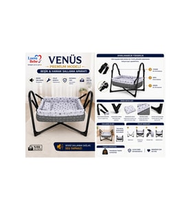 VENÜS PREMİUM HAMAK SALINCAK — Gri