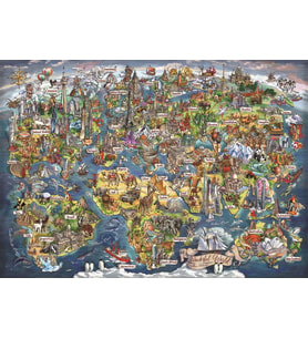 Anatolian 3000 Parça Harika Dünya Puzzle