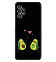 Samsung Galaxy M14 Kılıf Silikon Desen Özel Seri Aşık Avokadolar 1642