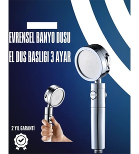 Dayanıklı ve Ergonomik Tasarımlı Ayarlanabilir El Duş Başlığı