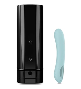 Kiiroo Onyx+& Pearl 2+ Turkuaz interaktif Couples Çiftlere Özel Set