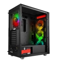 POWERBOOST 650W 80+ PB-P3701B 4-ARGB Fanlı Gaming Mid-Tower PC Kasası