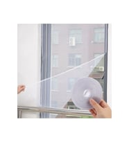 100*150 Cm Hazır Pencere Sinekliği 5 Mt Bant Hediye Tak Çıkar Tül Kesilebilir Cı