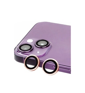 Apple İphone 15 Raze Metal Kamera Lens - Pembe