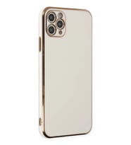 iPhone 11 Pro Max Kılıf Volet Silikon - Beyaz