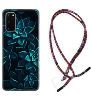 Samsung A02S A03S A10 A12 A13 A21S A22 Kılıf Boyun Asklı Rasta Silikon Mistik Çiçekler 1650