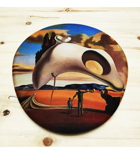 Salvador Dali - Oval Mouse Pad Bilek Destekli 3