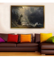 Altın Çerçeveli dekoratif tablo a1752 (Gold)