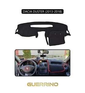 DACIA DUSTER 2013-2018TORPİDO KORUMA HALISI SİYAH KENAR