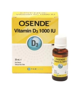Osende Vitamin D3 Damla 1000 IU 20 ML