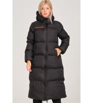 Dewberry Kadın %100 Polyester Şişme Kaban Siyah Z6756 Günlük Dış Giyim, Katmanlı Kombin, Şehir ve Ofis Stili