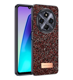 Xiaomi Redmi 14c Bright Simli Kapak - Derin Mor