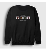 Presmono Unisex Siyah Demon Days Gorillaz Sweatshirt 54562tt