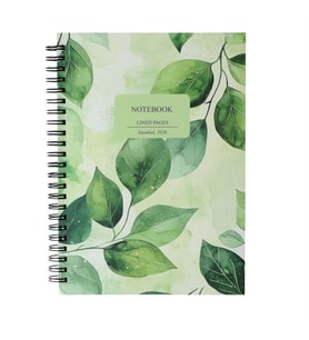 Deffter Magic Leaves A5 Spiralli Defter