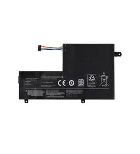 Lenovo ile Uyumlu Flex 4-1470 Versiyon 80SA Batarya Pil- 3 Cell L14M3P21, L14L3P21 (Siyah)