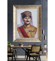Gümüş Çerçeveli Atatürk Tablo za233