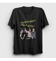 Presmono Unisex Siyah Band 5 Seconds Of Summer T-Shirt 78703tt