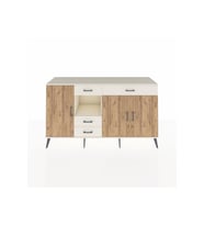 Hyperion Konsol 4 Raflı 4 Çekmeceli 3 Kapaklı 176x44x99 Aytaşı-Çam/Aytaşı