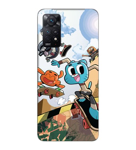Redmi Note 11 Pro Uyumlu Gumball Tasarımlı Şeffaf Telefon Kılıfı