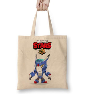 Brawl Stars Mecha Crow Bez Çanta Uzun Saplı