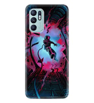 Oppo Reno 6 Kılıf Silikon Desen Özel Seri Astronot Attack 1702