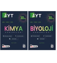 KAFA DENGİ YAYINLARI AYT SAYISAL (Kimya+Biyoloji) BRANŞ DENEMELERİ (2 Kitap)