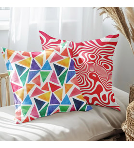 eJOYA Modern Tasarımlı 2'li Yastık İçi Ve Kırlent Kılıfı 45cm 113551