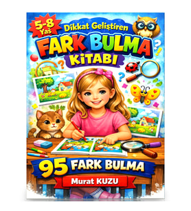 Dikkat Geliştiren Fark Bulma Kitabı