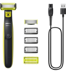 Philips Oneblade Qp2824/10 Yüz Ve Vücut Hibrit Tıraş Makinesi, Misket Limonu Yeşili, Kömür Grisi