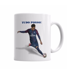 Neymar Jr Tudo posso Kupa Bardak Porselen