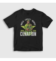 Presmono Unisex Çocuk Siyah Cenation V2 Güreş Wwe John Cena T-Shirt 496459tt
